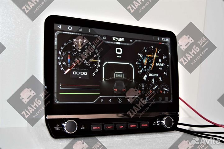 Магнитола на андроиде tesla с крутилками 8 ядер 4G