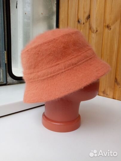 Шляпа женская панама оранжевая Kangol