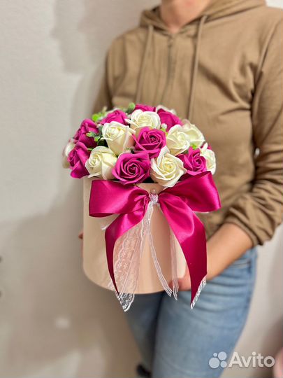 Букет из мыльных роз Цветы