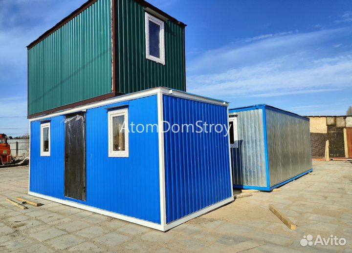 Блок контейнер 6*2,4м для строителей