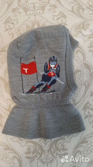 Шапка шлем для мальчика