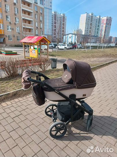 Коляска 2 в 1 adamex emilio