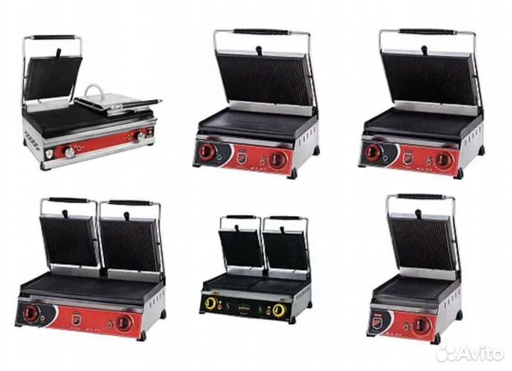 Прижимной Гриль для шаурмы Silver