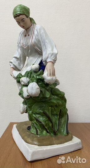 Статуэтка Сборщица хлопка артель Керамик