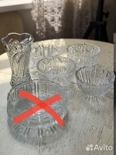 Хрусталь конфетница