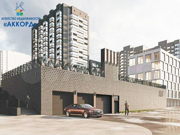 2-к. квартира, 41,4 м², 13/16 эт.