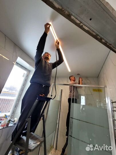 Натяжные потолки(Тушэмнэр) любой сложности