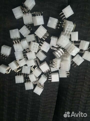 Разъем 6 пин угловой Asic Antminer S9/T9+ l3 +