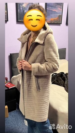 Шубка дубленка женская зимняя демисезонная искусст