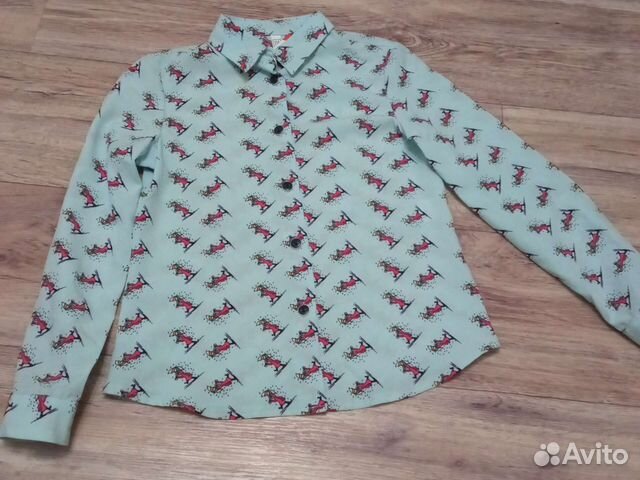 Рубашка на девочку рост 116