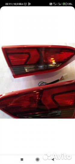 Фонари задние на hyundai solaris 2