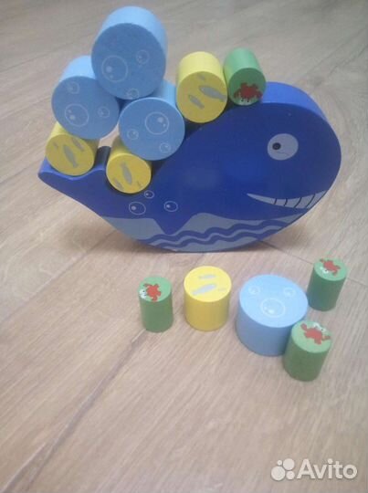 Рыбалка магнитная / игры дерево