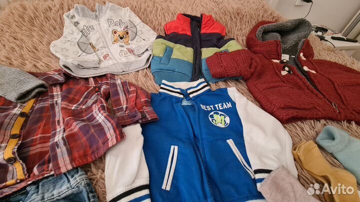 Вещи пакетом на мальчика 9-12 месяцев