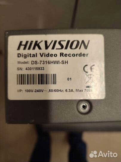 Видеорегистратор DS-7316HWI-SH