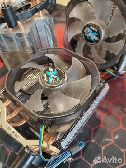 Zalman cnps7x led+ 3трубки