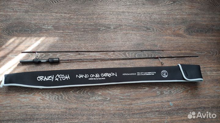 Спиннинг Crazy fish Nano One Carbon