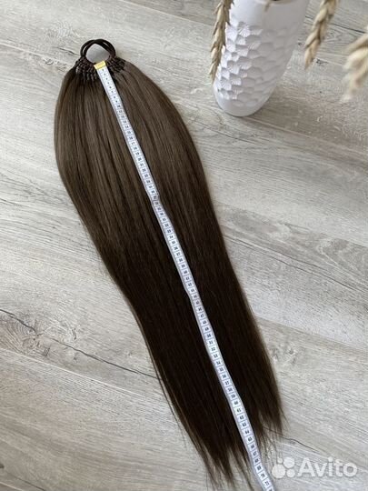 Шиньон накладной хвост на резинке