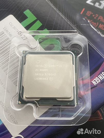 Intel Core i5 9600K + Gigabyte Z390 Gaming X