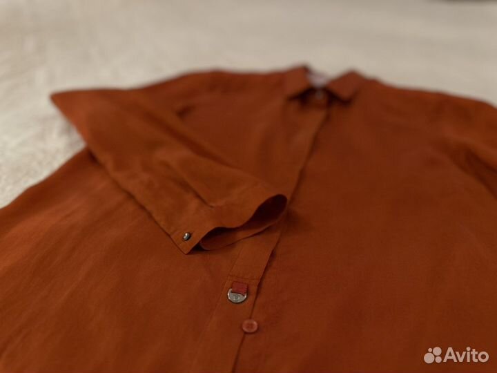 Massimo Dutti рубашка шелк