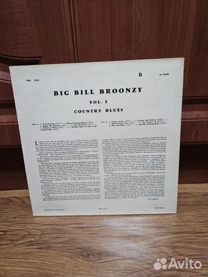 Big Bill Broonzy – Country Blues Vol.1