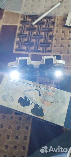 Очки лупа с подсветкой