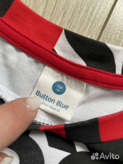 Футболка Button blue