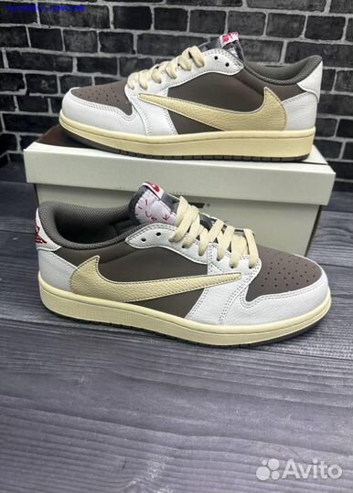 Кроссовки Nike Air Jordan 1 Travis Scott (Арт.4745