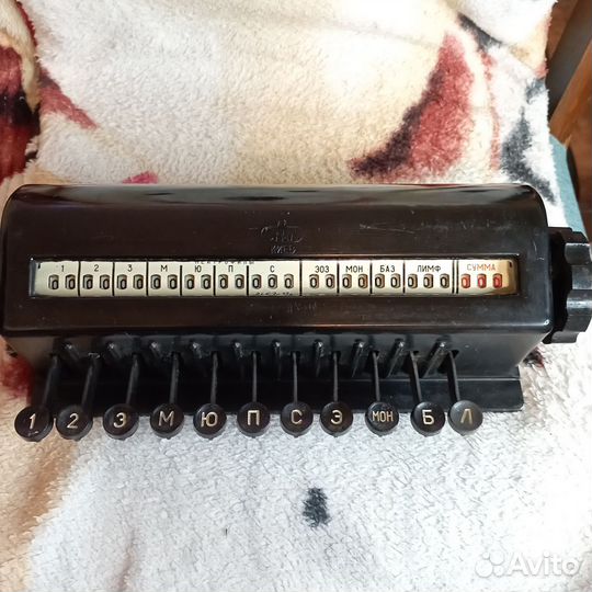 Механический счетчик элементов крови, СССР