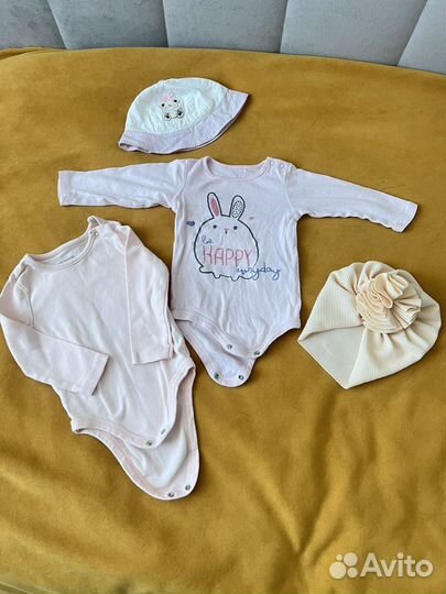 Большой пакет вещей на девочку 74 80