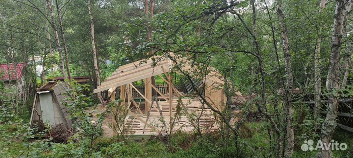 Строительство загородных домов, бытовок,плотник