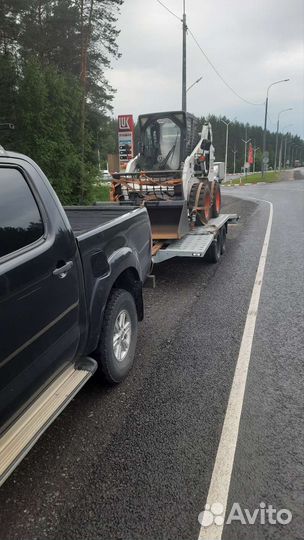 Работа минипогрузчика