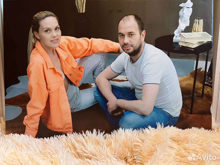 Портрет на холсте по фото