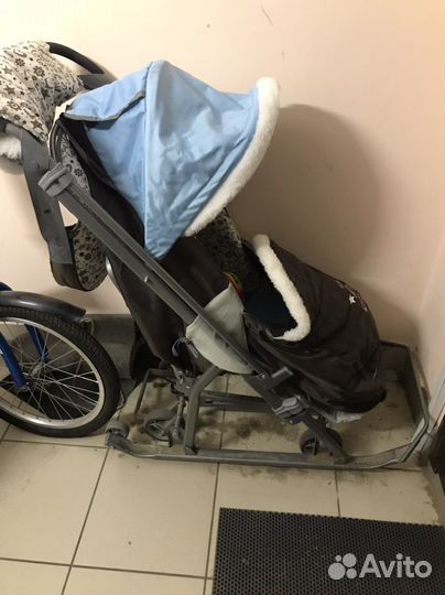Санки коляска ника 7-5к