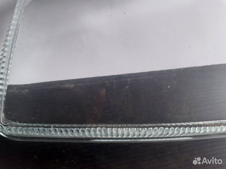 Стекло фары ваз шеви калина левое