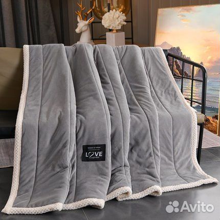 Плед искусственный мех новый 180х200