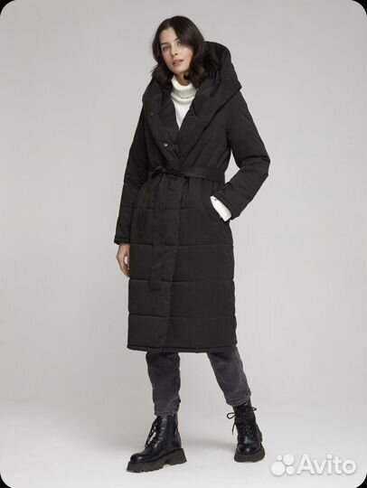 Пуховик женский черный Braude размер XS-M