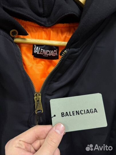 Balenciaga бомбер оверсайз (стиль 2024)