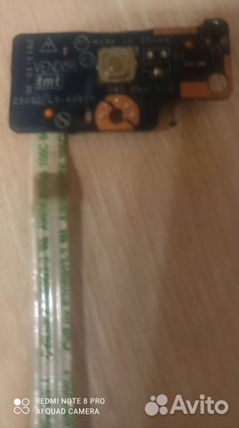 Плата кнопки включения для ноутбука нр 15- G