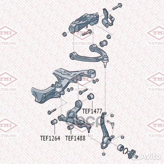 Сайлентблок рычага VW/porsche touareg/cayenne 0