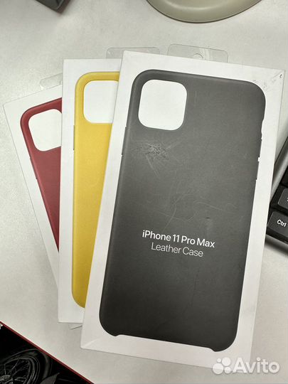 Оригинальные кожаные чехлы iPhone 11 pro max