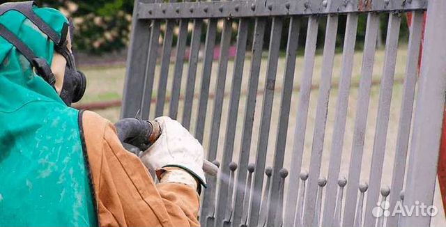 Пескоструйная обработка очистка