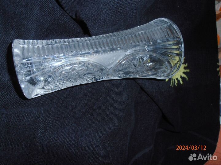Ваза для цветов хрусталь СССР