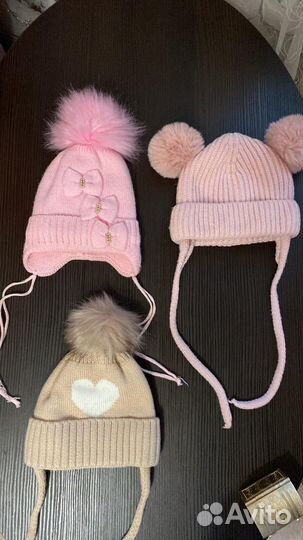 Шапки для девочки 44-46,46-48