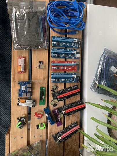 Райзера, переходники, провода