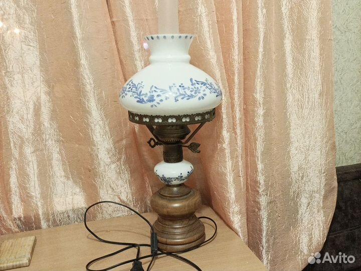Настольная лампа винтажная