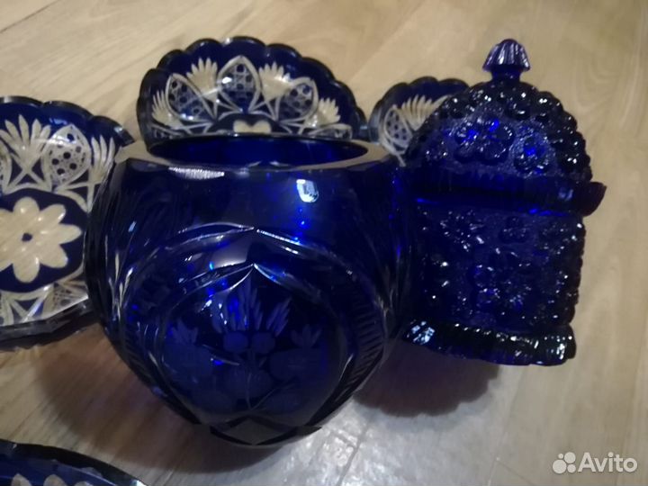 Старицветной хрусталь Германия, чехословакия, СССР