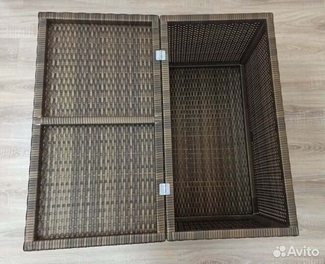 Плетеный сундук-банкетка для балкона RestPoint