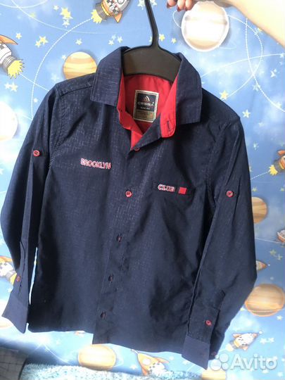 Рубашка на мальчика 128