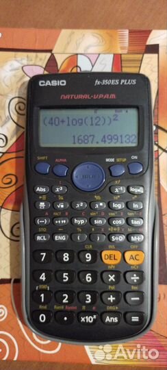 Инженерный калькулятор casio