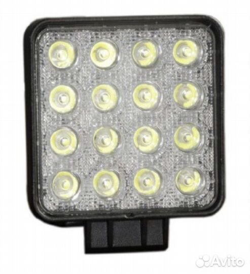 Светодиодная фара 48W рабочий и дальний свет